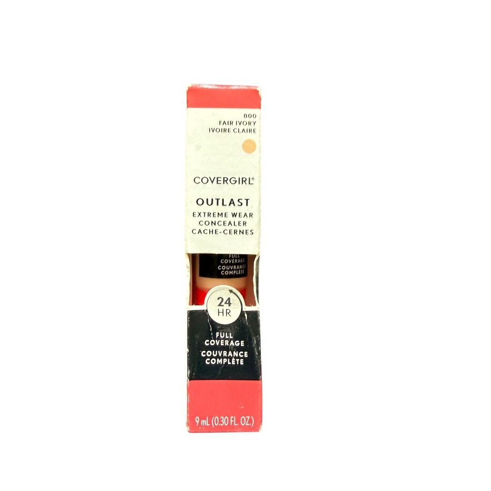 CoverGirl Outlast Concealer Women 9mL Fair Ivory New Extreme Wear 24HR 800